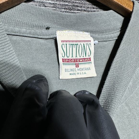 Yellowstone National Park Vintage T Shirt Adult S Green Bear - Picture 3 of 14